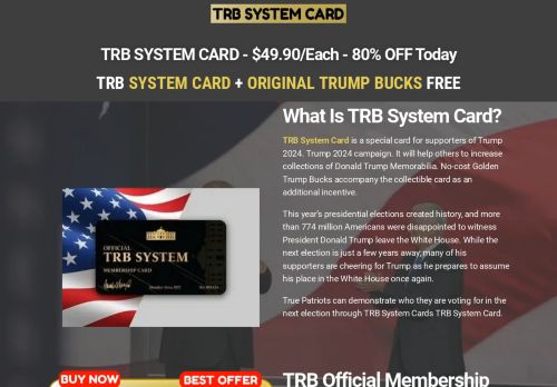 Thetrbsystemcard.com Review: Buyers Beware!